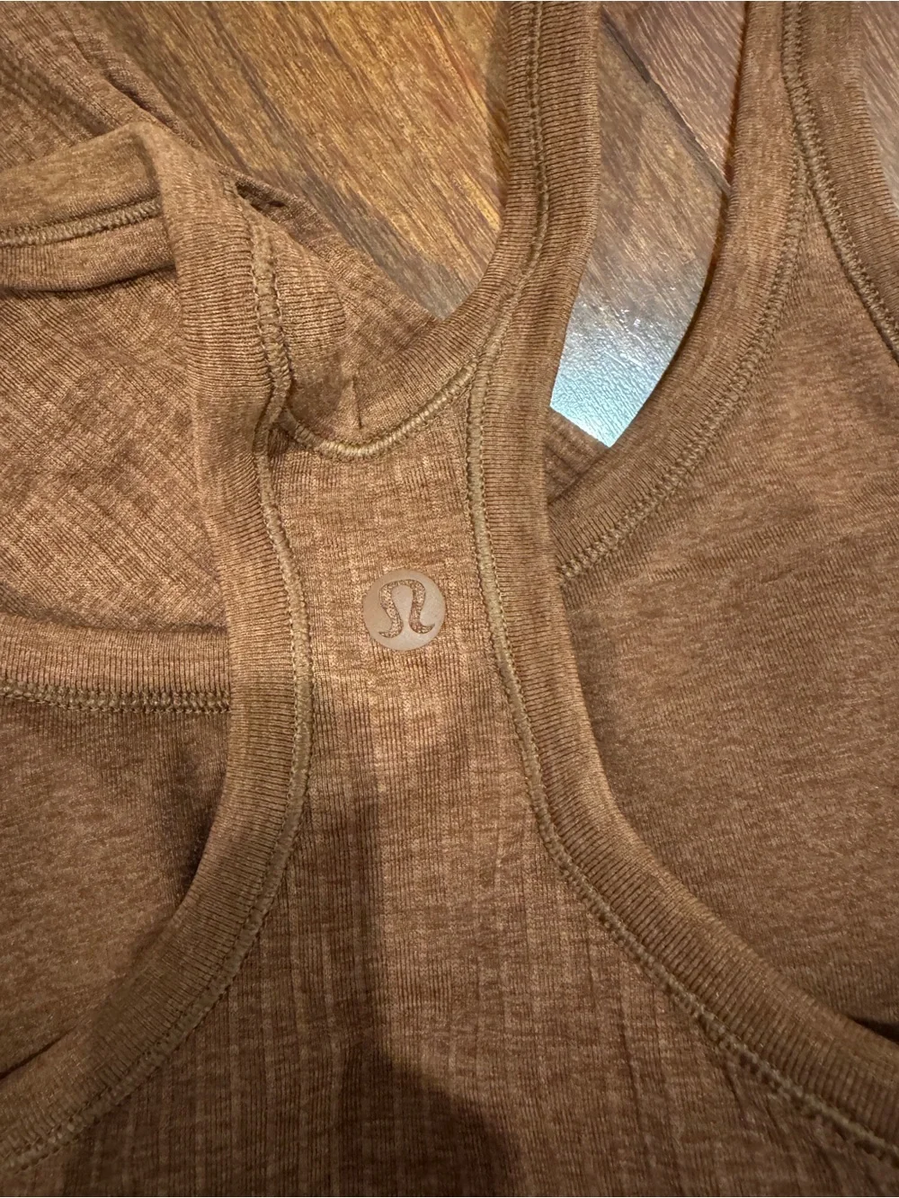 lululemon athletica Brown Ribbed Racerback Tank - Picture 2 of 2